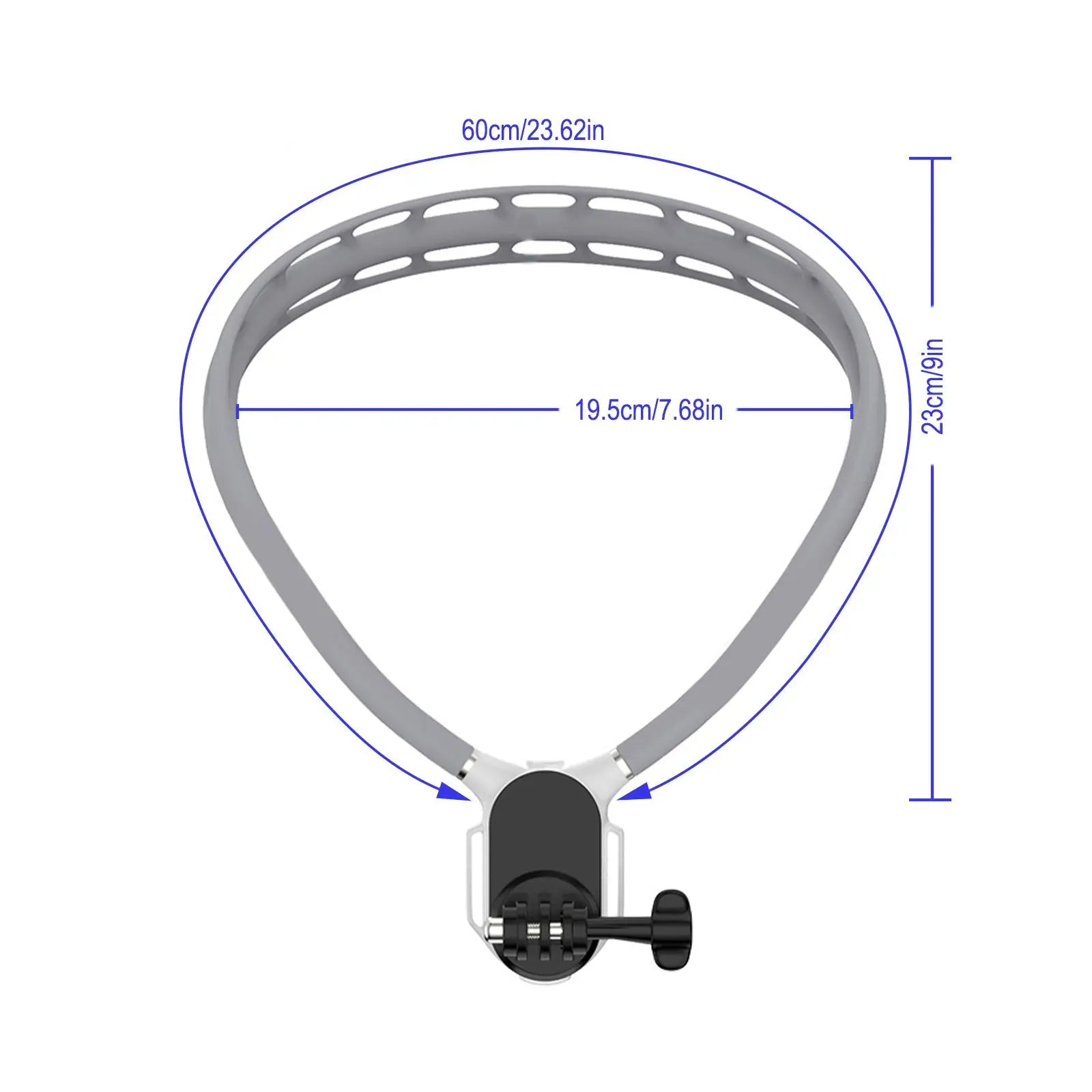 Magnetic Neck Mount - Adjustable Hands-Free Phone Holder for Vlogging, Compatible with iPhone 15/14/13/12 Series
