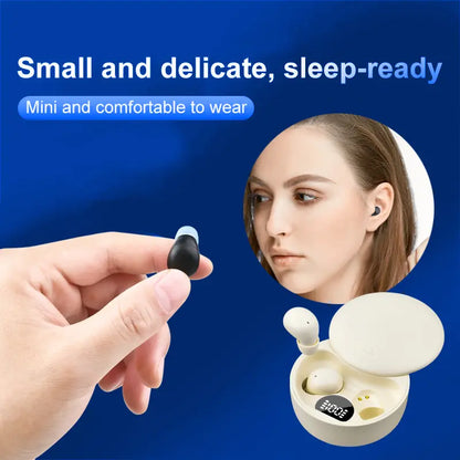 Mini Invisible Headphones Bluetooth 5.4 True Wireless In-Ear Earphones Sport Audio Earbud Audifonos Bluetooth Wireless Headphones Noise Cancelling Headphones Gamingheadset