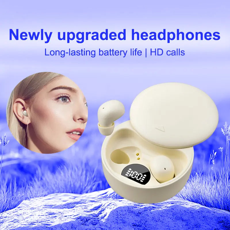 Mini Invisible Headphones Bluetooth 5.4 True Wireless In-Ear Earphones Sport Audio Earbud Audifonos Bluetooth Wireless Headphones Noise Cancelling Headphones Gamingheadset