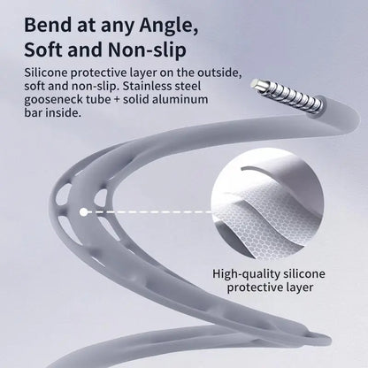 Magnetic Neck Mount - Adjustable Hands-Free Phone Holder for Vlogging, Compatible with iPhone 15/14/13/12 Series