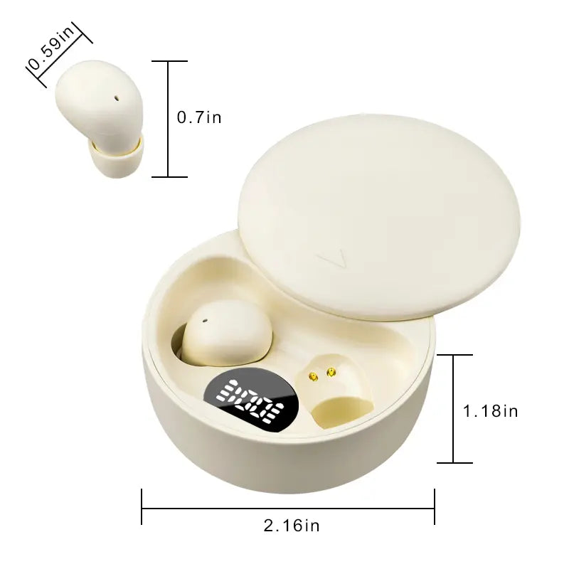 Mini Invisible Headphones Bluetooth 5.4 True Wireless In-Ear Earphones Sport Audio Earbud Audifonos Bluetooth Wireless Headphones Noise Cancelling Headphones Gamingheadset